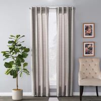 Sunsafe Maeve Pattern Light-Filtering Grommet Top Single Curtain Panel