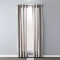 Sunsafe Maeve Pattern Light-Filtering Grommet Top Single Curtain Panel