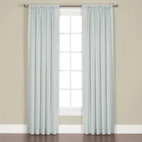 Saturday Knight Lush Light-Filtering Rod Pocket Single Curtain Panel