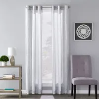 Sunsafe Salvatore Floral Light-Filtering Grommet Top Single Curtain Panel