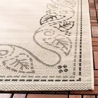 Safavieh Courtyard Collection Mladen Oriental Indoor/Outdoor Runner Rug