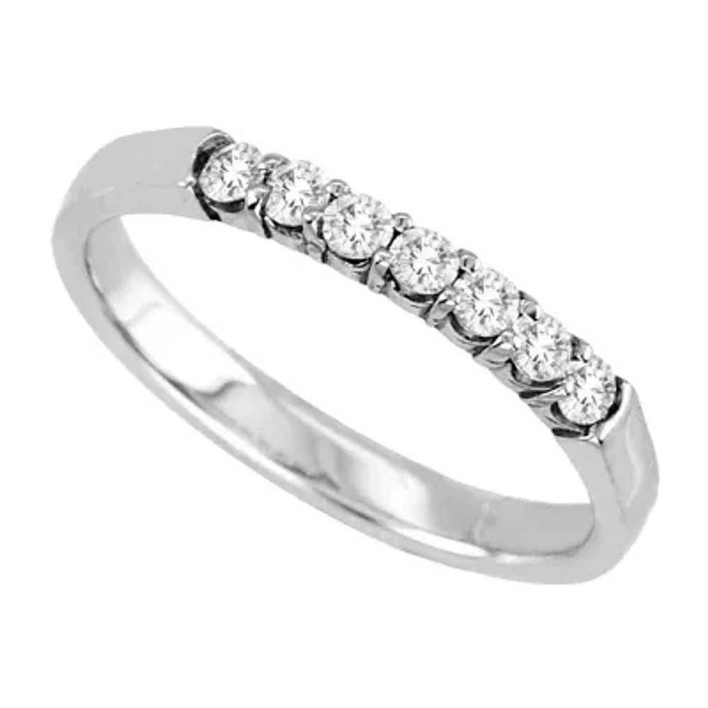 1/ CT.T.W. Natural Diamond Band 14K White Gold