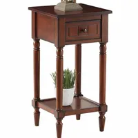 French Country Khloe 1-Drawer End Table