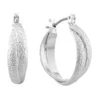 Liz Claiborne Twist Hoop Earrings