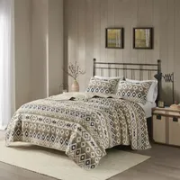 Woolrich Montana Printed Cotton Oversized Quilt Mini Set