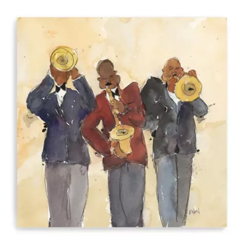 Lumaprints Jazz Trio I Canvas Giclee Canvas Art