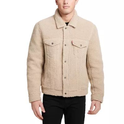 Levi's® Mens Hybrid Hoodie Denim Trucker Jacket - JCPenney