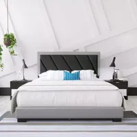 Simon Upholstered Platform Bed