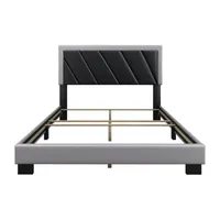 Simon Upholstered Platform Bed