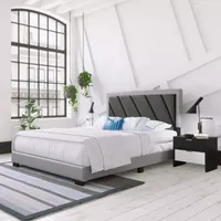 Simon Upholstered Platform Bed