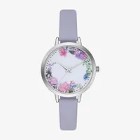 Womens Purple Strap Watch Fmdjo273