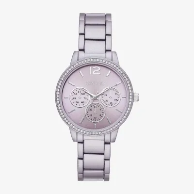 Geneva  Ladies Womens Crystal Accent Purple Bracelet Watch Fmdjm272
