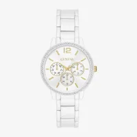 Geneva  Ladies Womens Crystal Accent White Bracelet Watch Fmdjm273