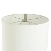 Collective Design By Stylecraft White Textured Ceramic Table Lamp