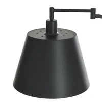 Collective Design By Stylecraft Matte Black Metal Floor Lamp