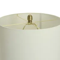 Collective Design By Stylecraft Navy Cylinder Ceramic Table Lamp