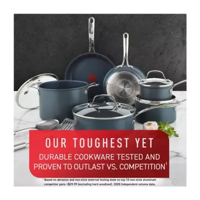 T-fal Platinum Stainless Steel Fry Pan 12 Inch Induction Oven Safe up to  500F Cookware, Pots and Pans, Dishwasher Safe Silver