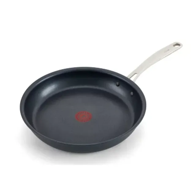 T-Fal 10.5 Aluminum Frying Pan, Color: Black - JCPenney