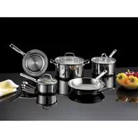 T-Fal 12-pc. Stainless Steel Non-Stick Cookware Set