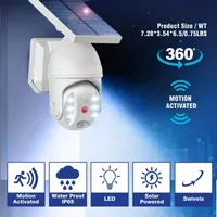 Bell + Howell Bionic Security Spotlight Extreme Solar Powered Motion Activated - White