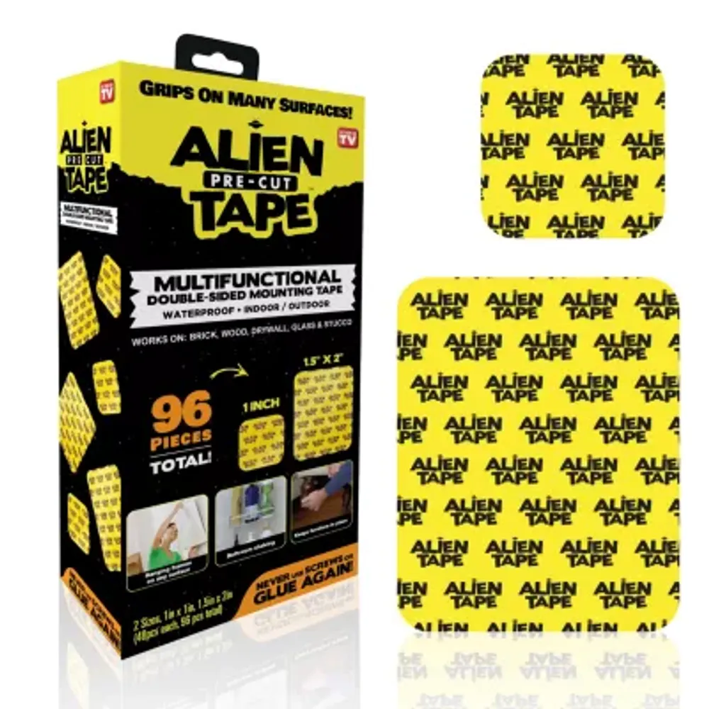 Alien Pre Cut 96 Pieces Double Sided Multipurpose Grip MountingTape