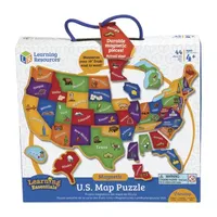 Learning Resources Magnetic U.S. Map Puzzle Magnetic Discovery Toy