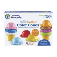 Learning Resources Smart Snacks® Rainbow Color Cones™ Discovery Toy