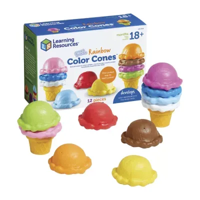 Learning Resources Smart Snacks® Rainbow Color Cones™ Discovery Toy