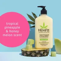 Hempz Sweet Pineapple & Honey Melon Herbal Body Moisturizer 17 Oz.