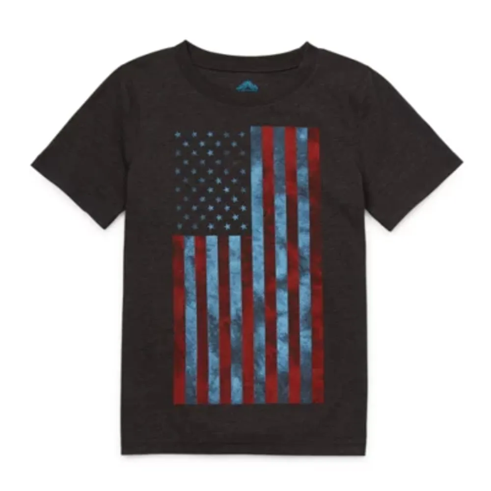 Thereabouts Little & Big Boys Adaptive Crew Neck Short Sleeve Graphic T-Shirt