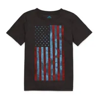 Thereabouts Little & Big Boys Adaptive Crew Neck Short Sleeve Graphic T-Shirt