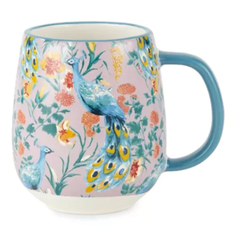 Distant Lands Peacock Coffee Mug