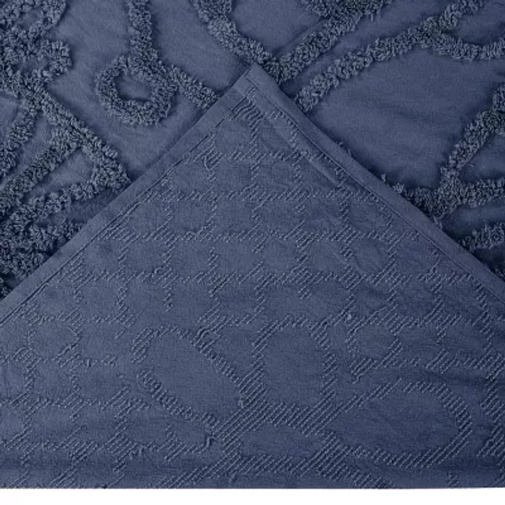 Better Trends 3pc Chenille Trevor Bedding Set