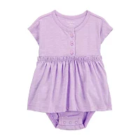 Carter's Baby Girls Short Sleeve Fitted Sleeve A-Line Dress