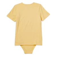 Thereabouts Little & Big Boys Adaptive Short Sleeve Bodysuit