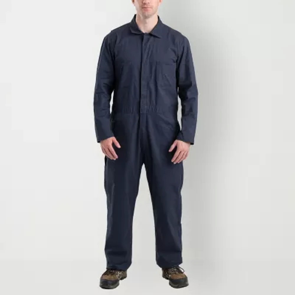 Berne Highland Flex Cotton Unlined Short Mens Big Long Sleeve Workwear Coveralls