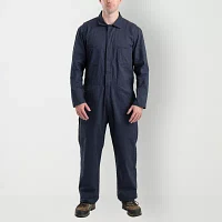 Berne Highland Flex Cotton Unlined Short Mens Big Long Sleeve Workwear Coveralls
