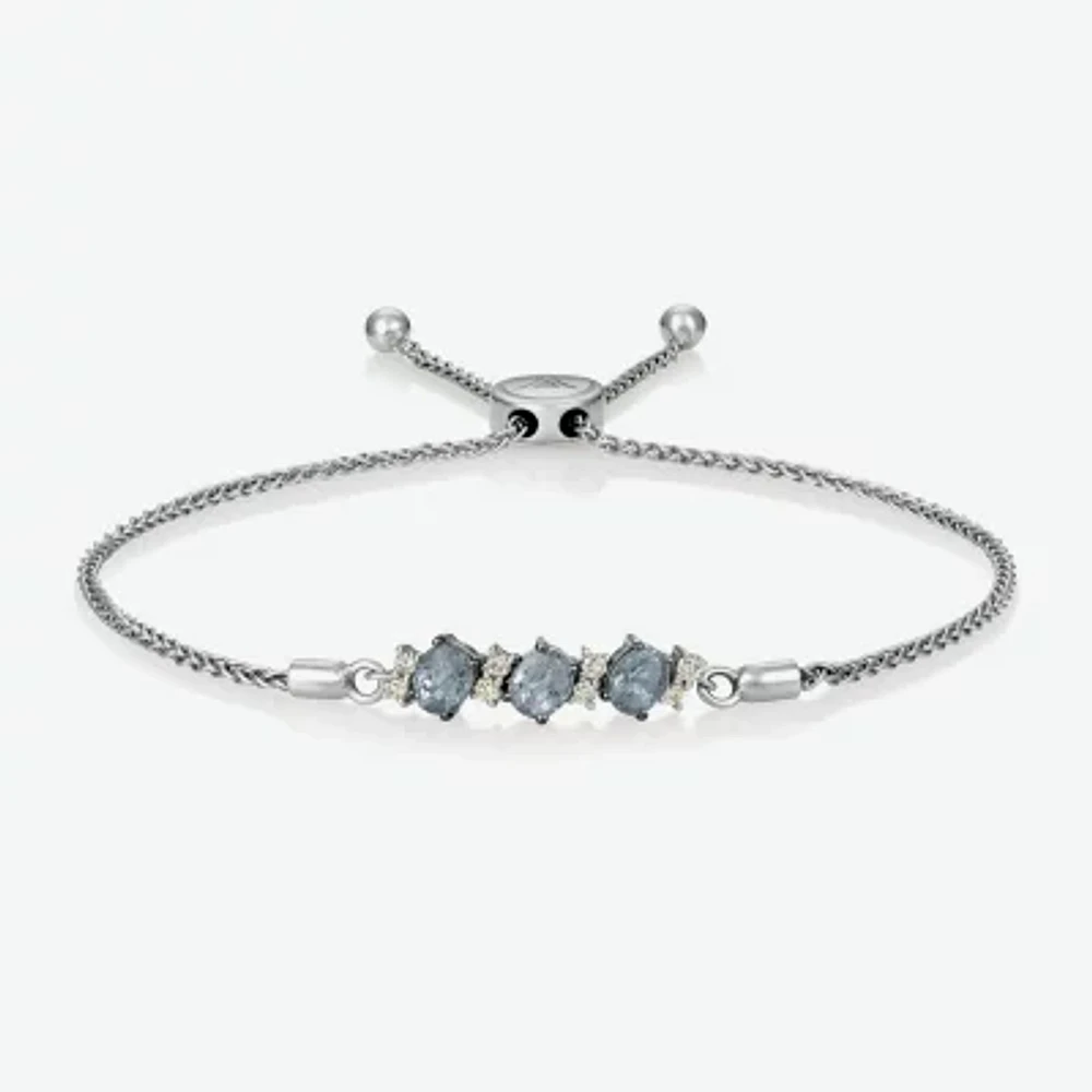 Le Vian® Bolo Bracelet featuring 1 cts. Gray Spinel, 1/6 cts. Nude Diamonds™ set in 14K Vanilla Gold®