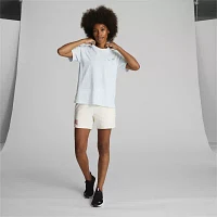 PUMA Womens Crew Neck Short Sleeve T-Shirt