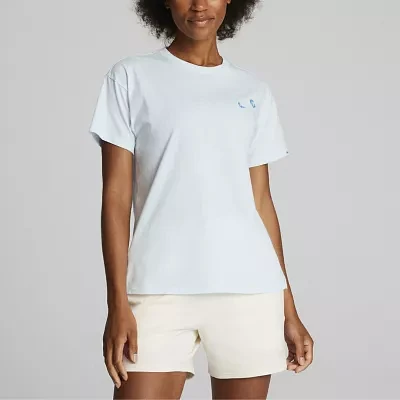 PUMA Womens Crew Neck Short Sleeve T-Shirt