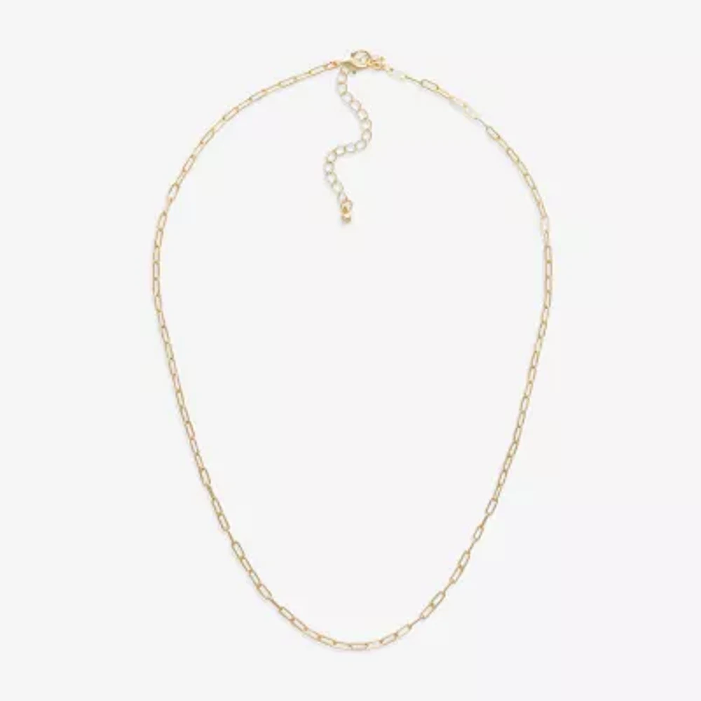 Mixit Hypoallergenic Gold Tone 18 Inch Link Chain Necklace