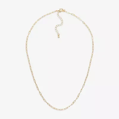 Mixit Hypoallergenic Gold Tone 18 Inch Link Chain Necklace