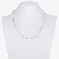 Mixit Hypoallergenic Silver Tone 18 Inch Paperclip Chain Necklace