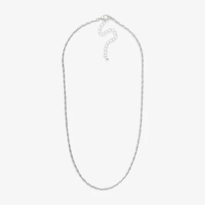 Mixit Hypoallergenic Silver Tone 18 Inch Cable Chain Necklace