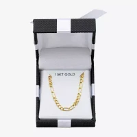 10K Yellow Gold 2.9mm 18" Hollow Figaro Chain