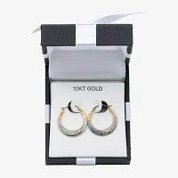 10K Gold 21mm Hoop Earrings