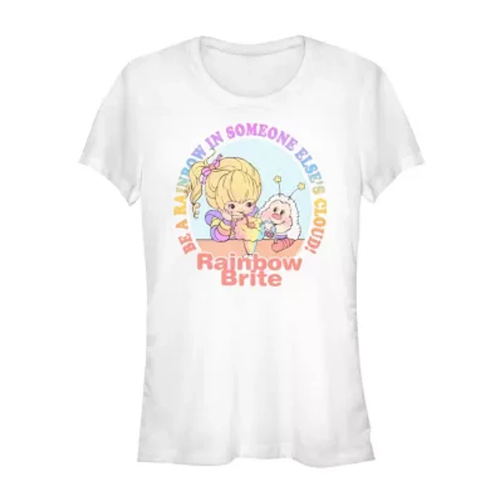 Little & Big Girls Be A Rainbow Friends Crew Neck Short Sleeve T-Shirt