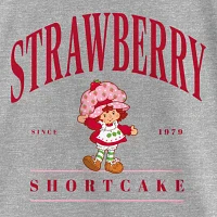 Little & Big Girls Collegiate Strawberry Shortcake Crew Neck Short Sleeve T-Shirt