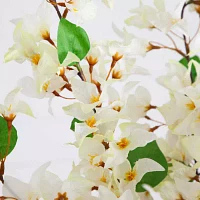 Nearly Natural 31in. White Bougainvillea Floral Arrangement