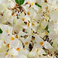 Nearly Natural 30in. White Bougainvillea Floral Arrangement